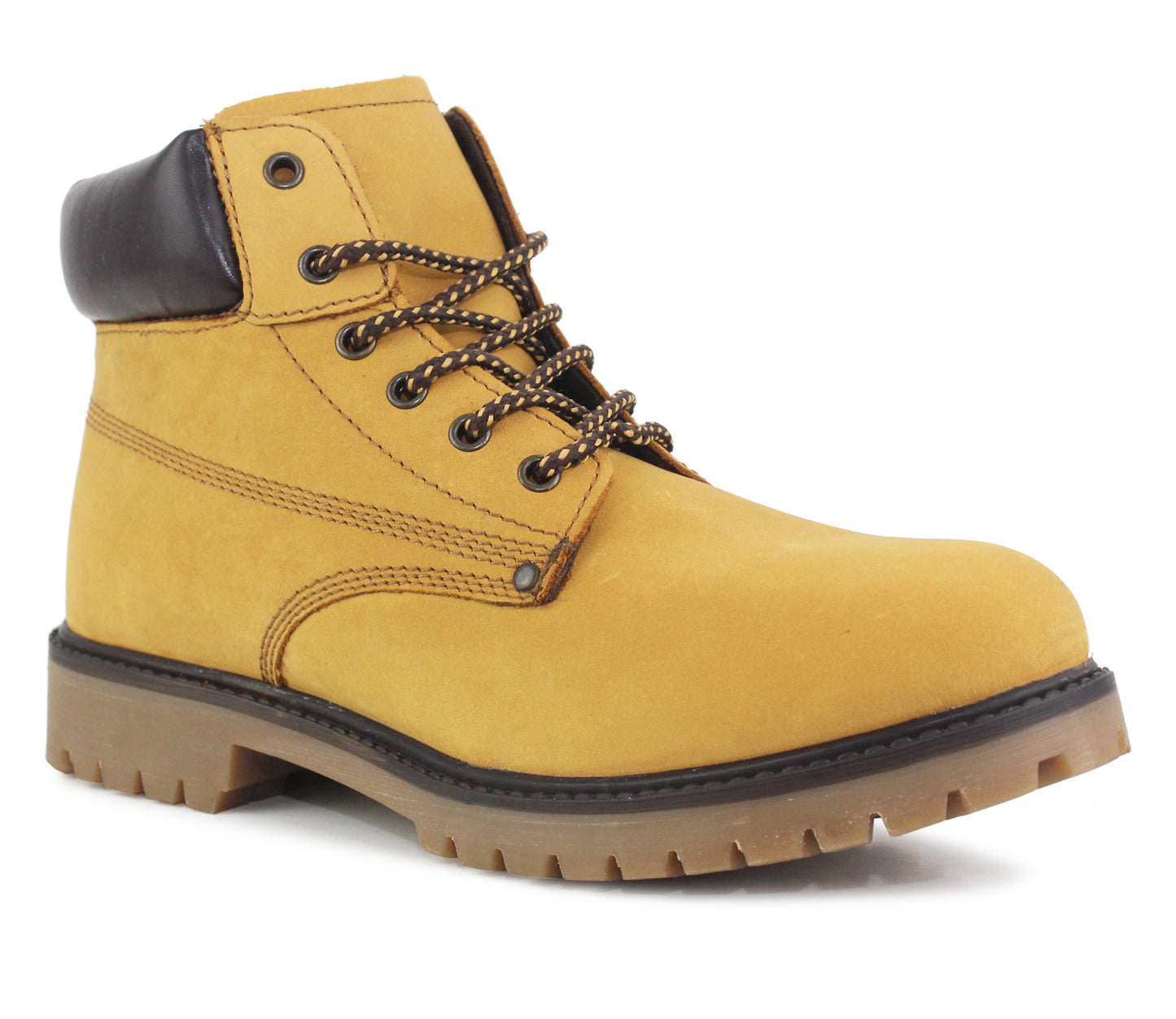 BAXTER Mens Genuine Leather Boots in Almond