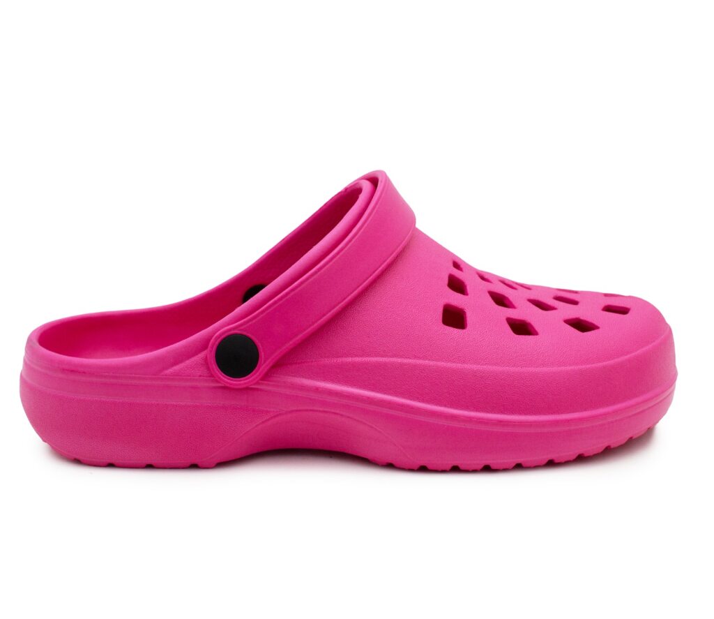 Womens Garden Clogs Adjustable Strap Lightweight Breathable Slip On Sandals Ladies Summer EVA Slipper Mule Pool Slides Shower Sandal Fuchsia