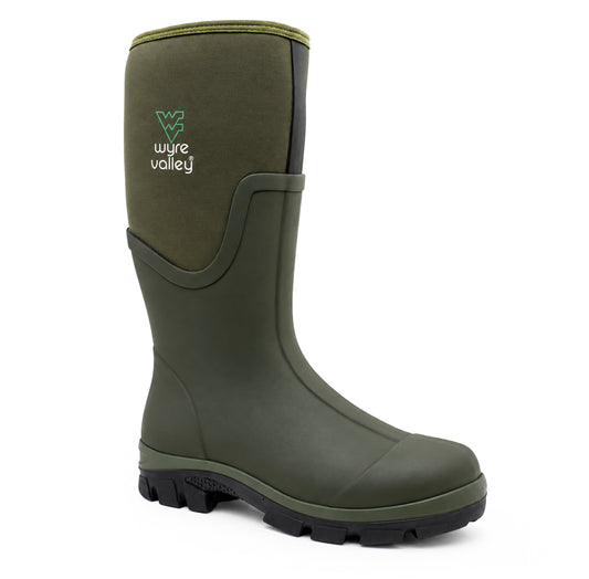 Mens Waterproof Neoprene Wellies Rubber Wellingtons Mucker Yard Rainboots
