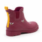 Womens Honey BEE Waterproof Ankle Boots Wellingtons Ladies Slip On Short Chelsea Rain Boots Festival Gardening Wellie Boots (Copy)