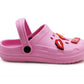 Girls Lightweight Clogs Kids Adjustable Garden EVA Glitter Charm Slippers Slip On Beach Sandals Water Shoes Leisure Pool Slides