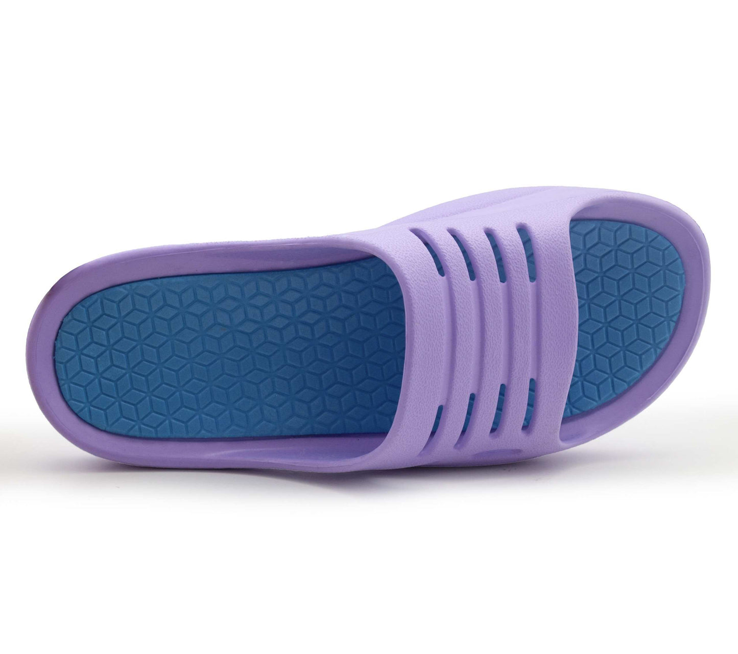 Womens Sliders Lightweight Slip On Pool Slides Ladies Bathroom Shower Spa EVA Slippers Backless Beach Flip Flops Leisure Mule Sandals