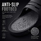 Mens Sliders Lightweight Slip On Pool Slides Bathroom Shower EVA Slippers Backless Beach Flip Flops Sports Leisure Mule Sandals