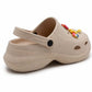 Girls Lightweight Clogs Kids Platform Sole Adjustable Strap Chunky EVA Beach Sandals Water Shoes Leisure Pool Slides