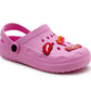 Girls Lightweight Clogs Kids Adjustable Garden EVA Glitter Charm Slippers Slip On Beach Sandals Water Shoes Leisure Pool Slides