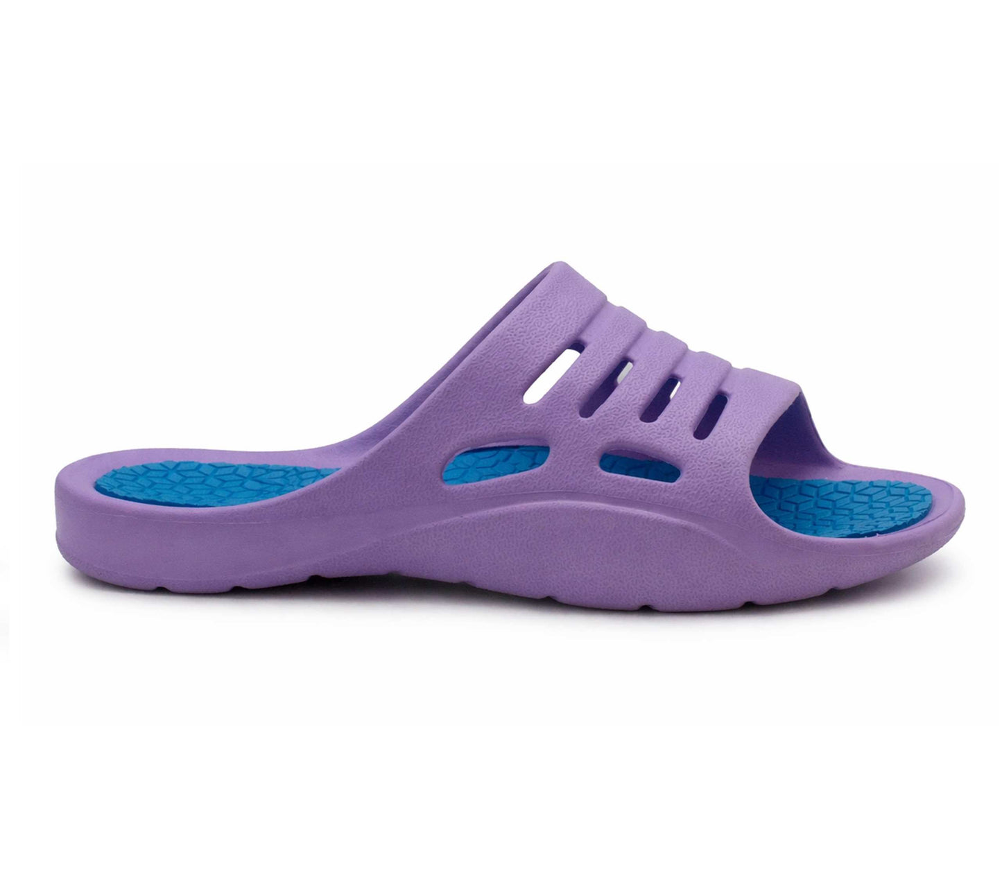 Womens Sliders Lightweight Slip On Pool Slides Ladies Bathroom Shower Spa EVA Slippers Backless Beach Flip Flops Leisure Mule Sandals