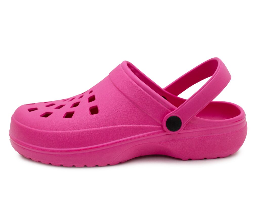 Womens Garden Clogs Adjustable Strap Lightweight Breathable Slip On Sandals Ladies Summer EVA Slipper Mule Pool Slides Shower Sandal Fuchsia