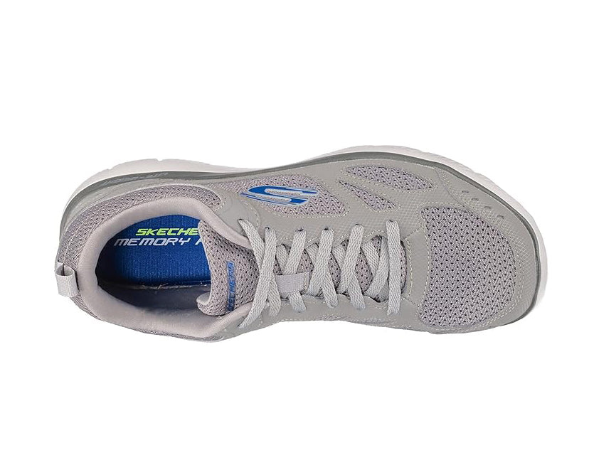 Skechers Mens Summits 52812 South Rim Trainers Lightweight Memory Foam Sneakers Grey Mesh