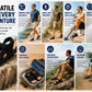 Mens Hiking Sandals Triple Touch Fasten Strap Sports Beach Outdoor Sandals