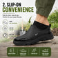 Mens Waterproof Garden Clogs Slip On Ankle Shoes Low Cut Easy Clean Outdoor Casual Water Clogs