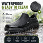 Mens Waterproof Garden Clogs Slip On Ankle Shoes Low Cut Easy Clean Outdoor Casual Water Clogs