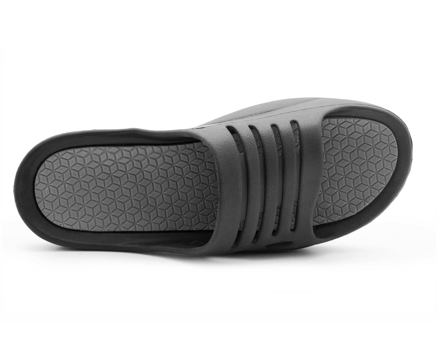 Mens Sliders Lightweight Slip On Pool Slides Bathroom Shower EVA Slippers Backless Beach Flip Flops Sports Leisure Mule Sandals