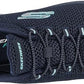 Skechers 12985 Summits Womens Memory Foam Lightweight Trainers Ladies Sneakers Navy Mesh White Trim
