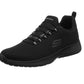Skechers Mens Dynamight 58360 Trainers Lightweight Memory Foam Sneakers Black/Black Mesh