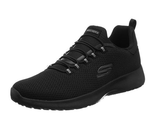 Skechers Mens Dynamight 58360 Trainers Lightweight Memory Foam Sneakers Black/Black Mesh