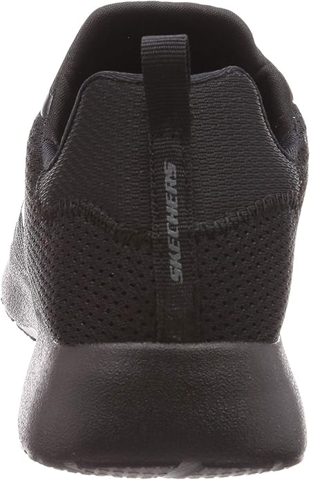 Skechers Mens Dynamight 58360 Trainers Lightweight Memory Foam Sneakers Black/Black Mesh