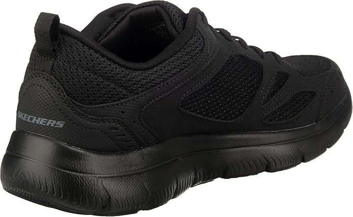 Skechers Mens Summits 52812 South Rim Trainers Lightweight Memory Foam Sneakers Black Mesh