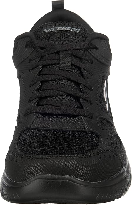 Skechers Mens Summits 52812 South Rim Trainers Lightweight Memory Foam Sneakers Black Mesh