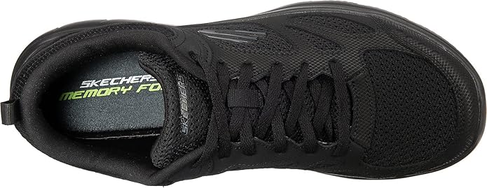 Skechers Mens Summits 52812 South Rim Trainers Lightweight Memory Foam Sneakers Black Mesh