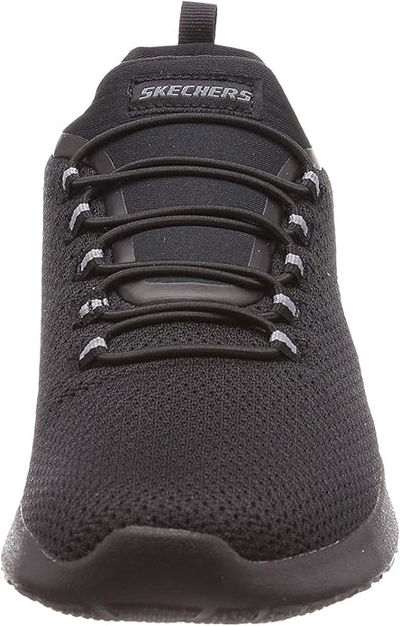 Skechers Mens Dynamight 58360 Trainers Lightweight Memory Foam Sneakers Black/Black Mesh