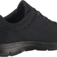 Skechers 12985 Summits Womens Memory Foam Lightweight Trainers Ladies Sneakers Black Mesh