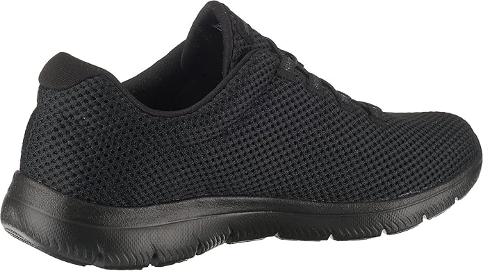 Skechers 12985 Summits Womens Memory Foam Lightweight Trainers Ladies Sneakers Black Mesh