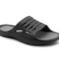 Mens Sliders Lightweight Slip On Pool Slides Bathroom Shower EVA Slippers Backless Beach Flip Flops Sports Leisure Mule Sandals