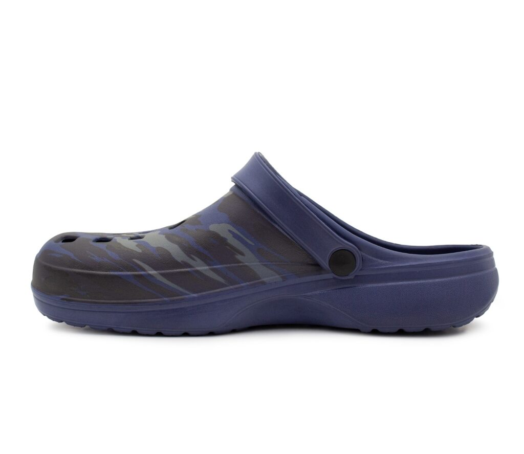 Mens Clogs Lightweight EVA Garden Breathable Slip On Beach Hospital Nurse Kitchen Water Shoes Mules House Shoes Sandals Navy Camo