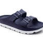 Mens Slide Sandals Lightweight EVA Backless Slip On Adjustable Buckle Straps Pool Sliders Beach Flip Flops Mule Sandals