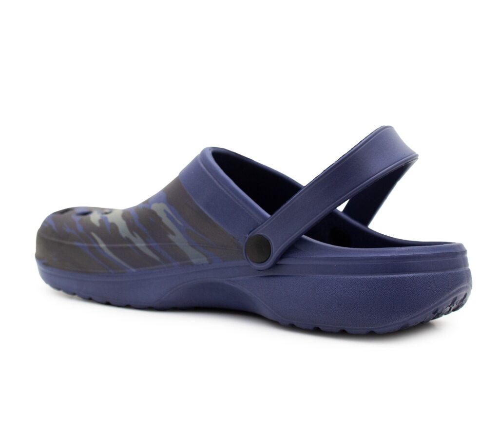 Mens Clogs Lightweight EVA Garden Breathable Slip On Beach Hospital Nurse Kitchen Water Shoes Mules House Shoes Sandals Navy Camo