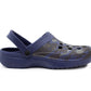 Mens Clogs Lightweight EVA Garden Breathable Slip On Beach Hospital Nurse Kitchen Water Shoes Mules House Shoes Sandals Navy Camo