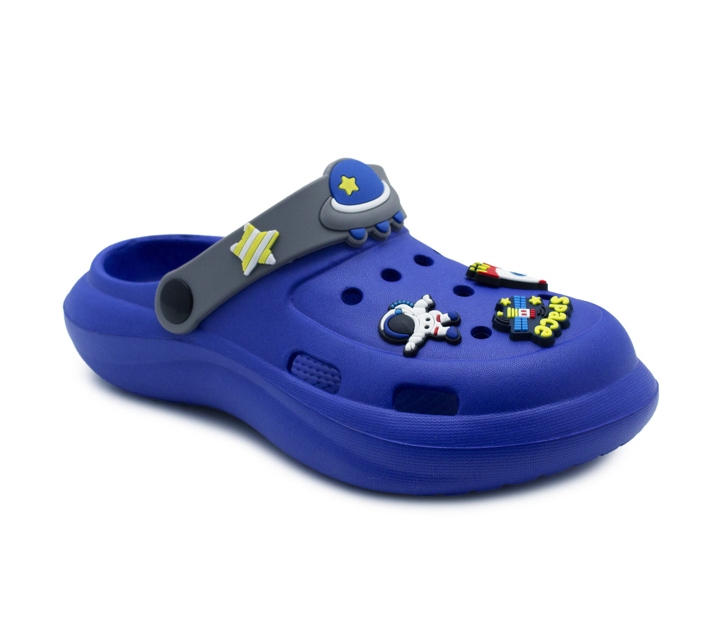 Boys Lightweight Clogs Kids Adjustable Garden EVA Slippers Slip On Beach Sandals Water Shoes Leisure Pool Slides