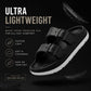 Mens Slide Sandals Lightweight EVA Backless Slip On Adjustable Buckle Straps Pool Sliders Beach Flip Flops Mule Sandals