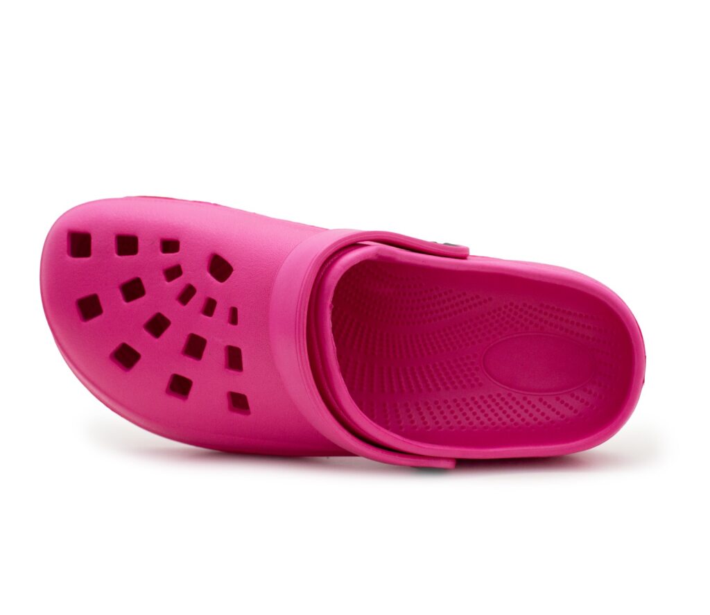 Womens Garden Clogs Adjustable Strap Lightweight Breathable Slip On Sandals Ladies Summer EVA Slipper Mule Pool Slides Shower Sandal Fuchsia