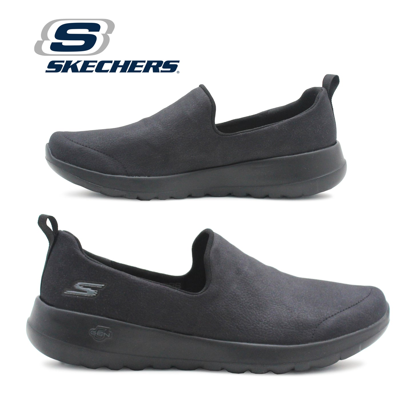 Skechers Women's Go Walk Trainers Lightweight EVA Slip On Sneakers