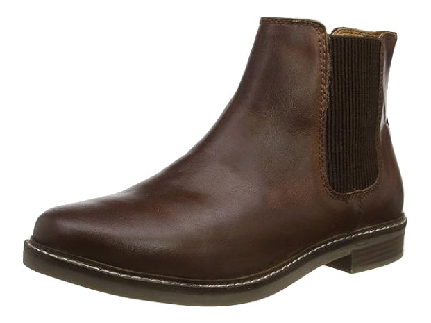 Thomas Crick Men's Leather Formal Chelsea Boots Classic Comfortable Stylish Boots Brown