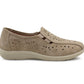 Womens Slip On Elastic Loafers Flat Ladies Casual Breathable Office Nurse Pumps Shoes Beige