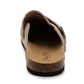 Mens Faux Suede Clogs Slip On Backless Cork Sole Arch Support Casual Slippers