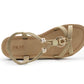 Womens Strappy Wedge Sandals Elastic Back Strap Platform Sole Comfort Flat Open Toe Summer Casual Beach Holiday Shoes