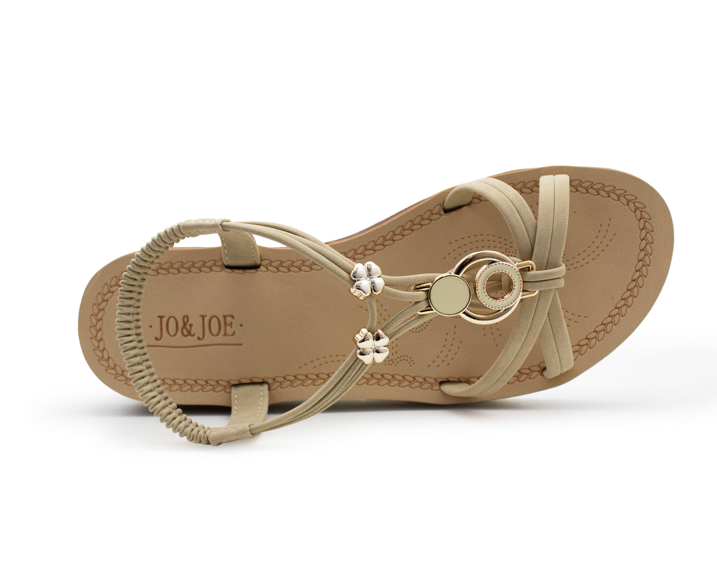 Womens Strappy Wedge Sandals Elastic Back Strap Platform Sole Comfort Flat Open Toe Summer Casual Beach Holiday Shoes