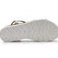 Womens Strappy Wedge Sandals Elastic Back Strap Platform Sole Comfort Flat Open Toe Summer Casual Beach Holiday Shoes