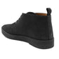 Mens Black Suede Desert Boots Smart Casual Lace-Up Chukka Boots with Rubber Sole