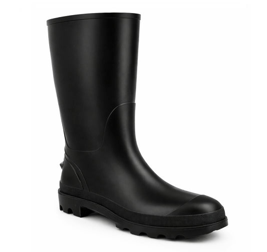 Womens Mid Calf Wellies Waterproof Ladies Fashion Festival Garden Dog Walking Rain Boot Mud Wellington Boots