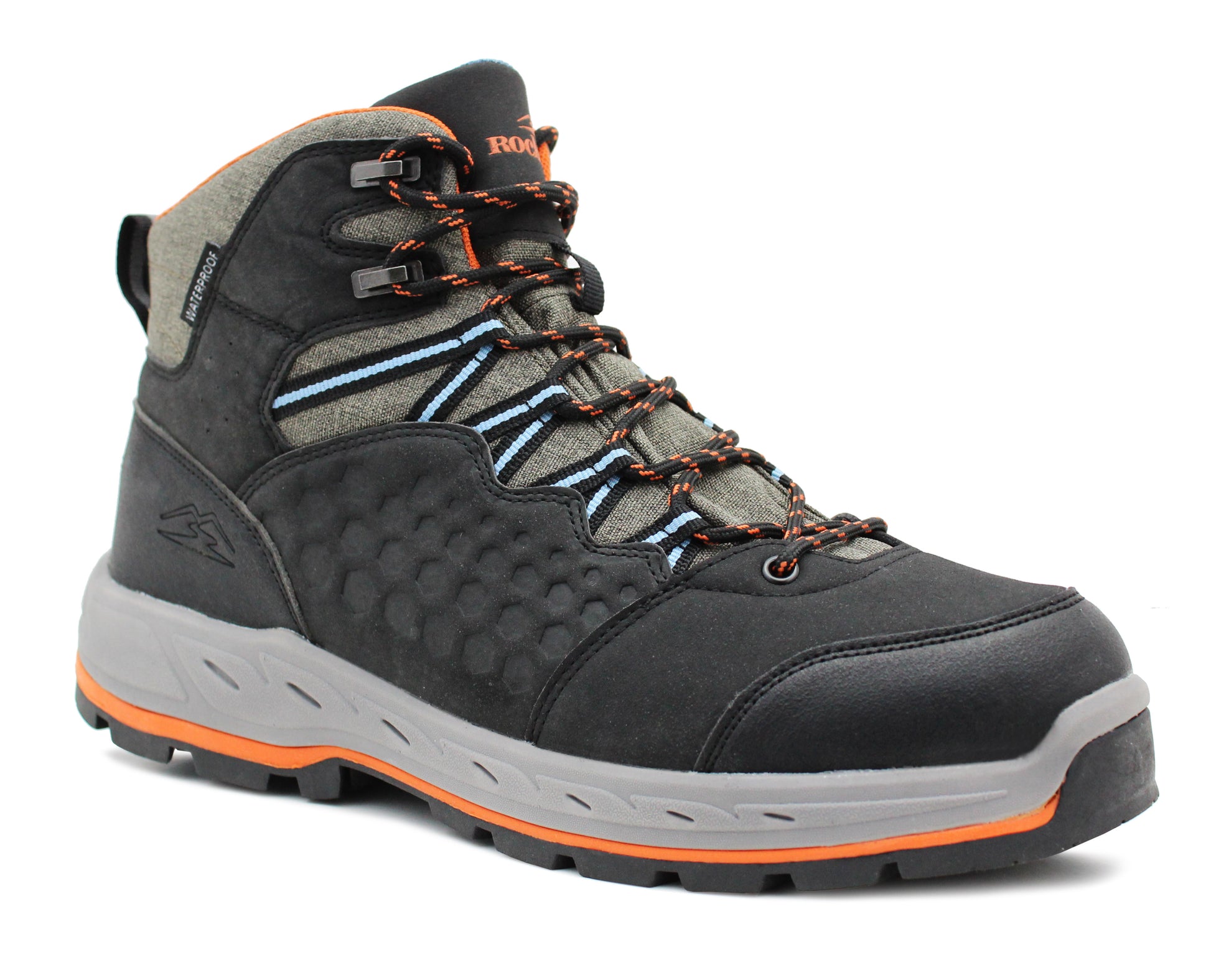 Mens Waterproof Breathable Lightweight Hiking Boots Outdoor