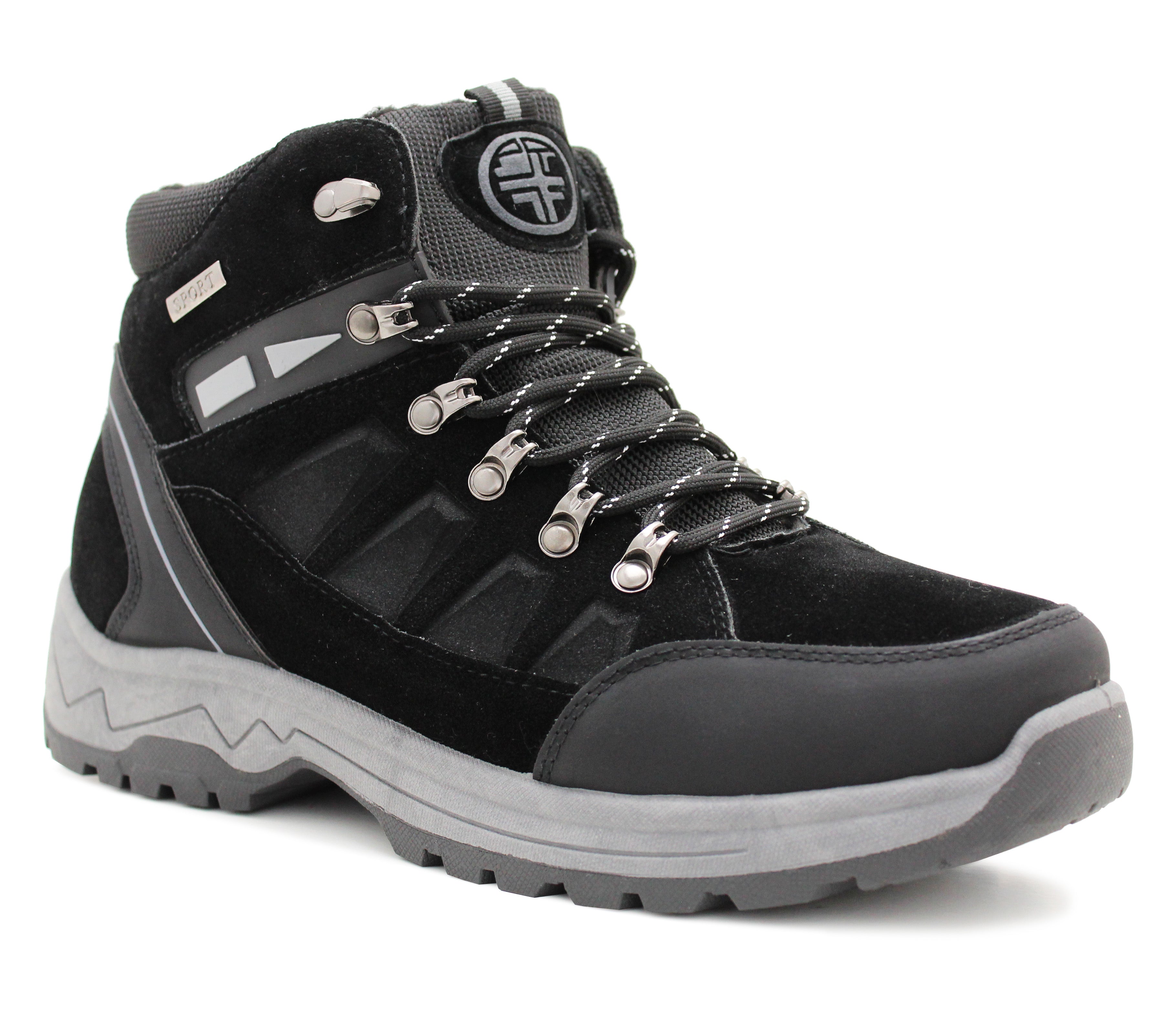 Fleece lined walking outlet boots