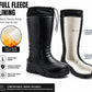 Mens Thermal Lightweight Wellies Waterproof EVA Fleece Lined Winter Snow Boots