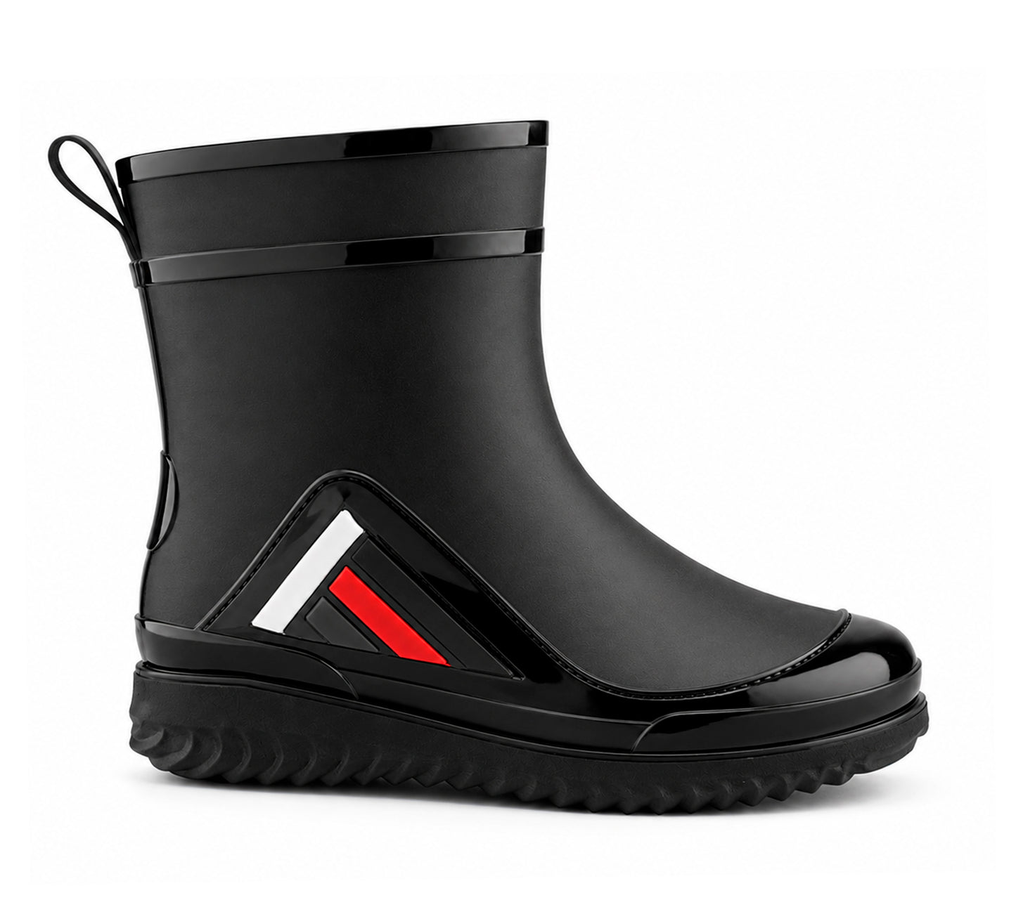 Womens Wellies Mid Calf Ladies Waterproof Boots Short Slip On Ankle Matte Garden Dog Walking Snow Mud Rain Boots