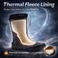 Mens Thermal Lightweight Wellies Waterproof EVA Fleece Lined Winter Snow Boots