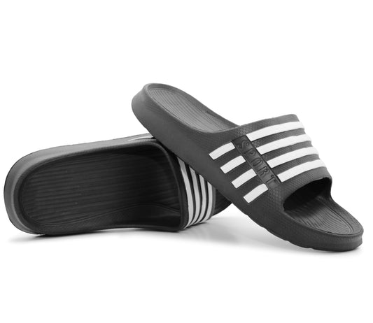 VENUS Mens Lightweight EVA Pool Slider Sandals in Black