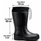 Mens Thermal Lightweight Wellies Waterproof EVA Fleece Lined Winter Snow Boots